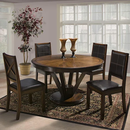 5 Piece Table and Chair Set